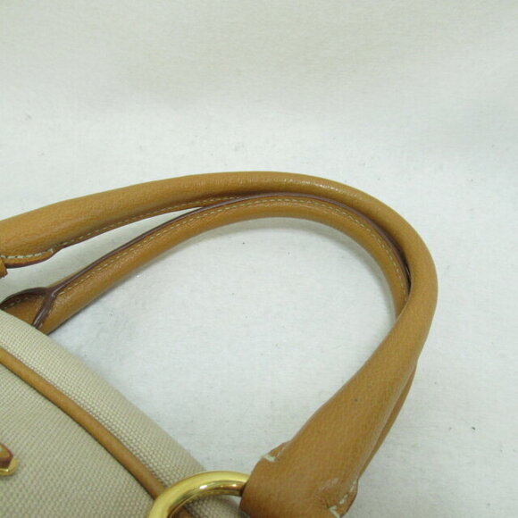 Prada Leather Brown Boston Canvas Bag - Picture 8 of 10